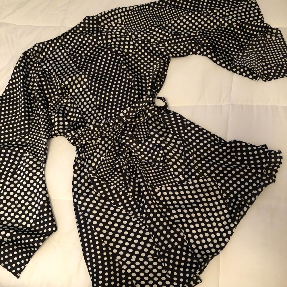 Lulu’s polka dot wrap dress - Picture 3 of 3